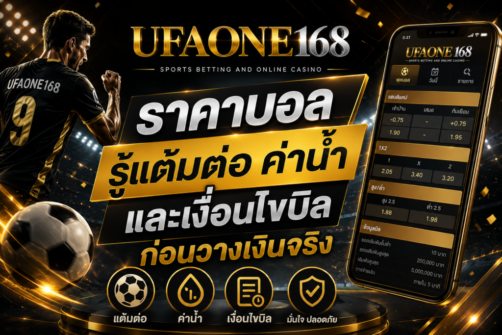 วิธีแทงบอลออนไลน์